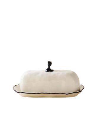  Ribbon Butter Dish