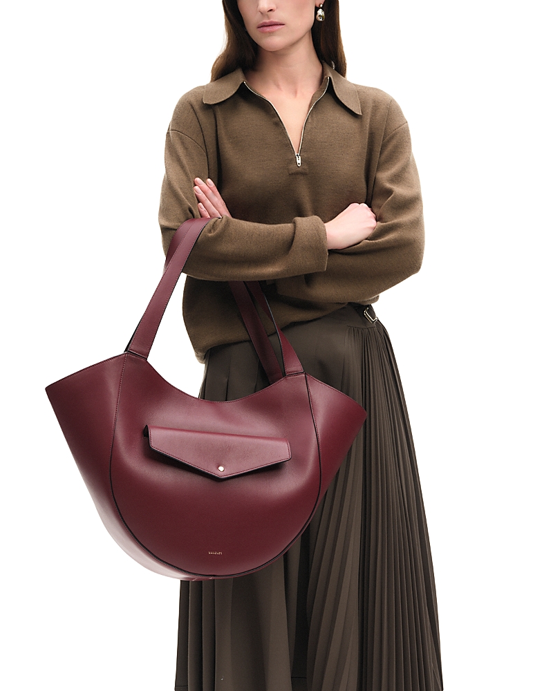 Wandler Hortensia Large Slouch Leather Tote Bag