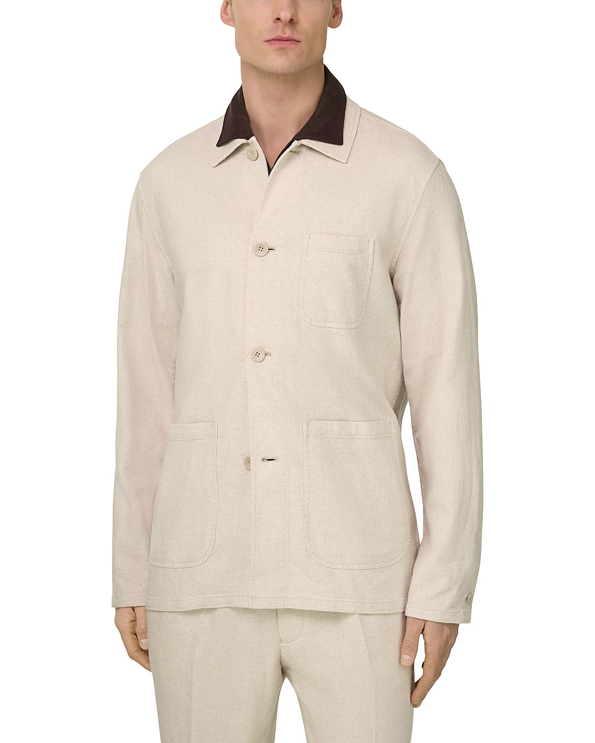 Boggi Milano Diagonal Texture Shirt