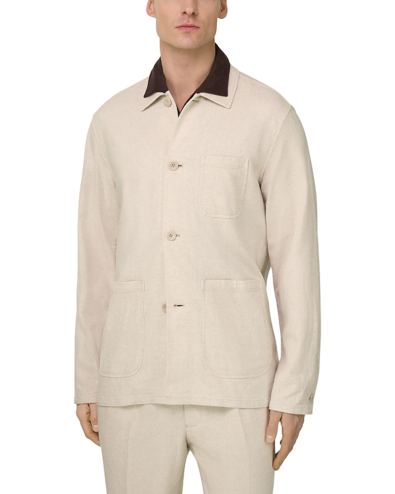 Boggi Milano Diagonal Texture Shirt