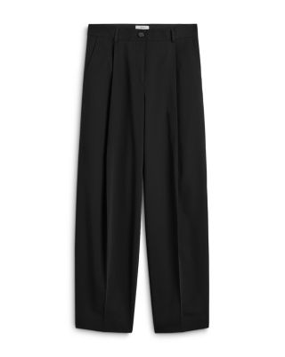 Single Pleat Cotton Trousers