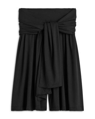 Tie Waist Jersey Shorts