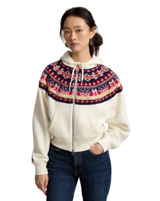 Fair Isle Yoke Hoodie
