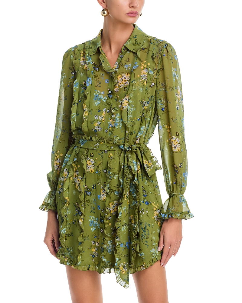 Cinq a Sept Estelle Windswept Floral Dress