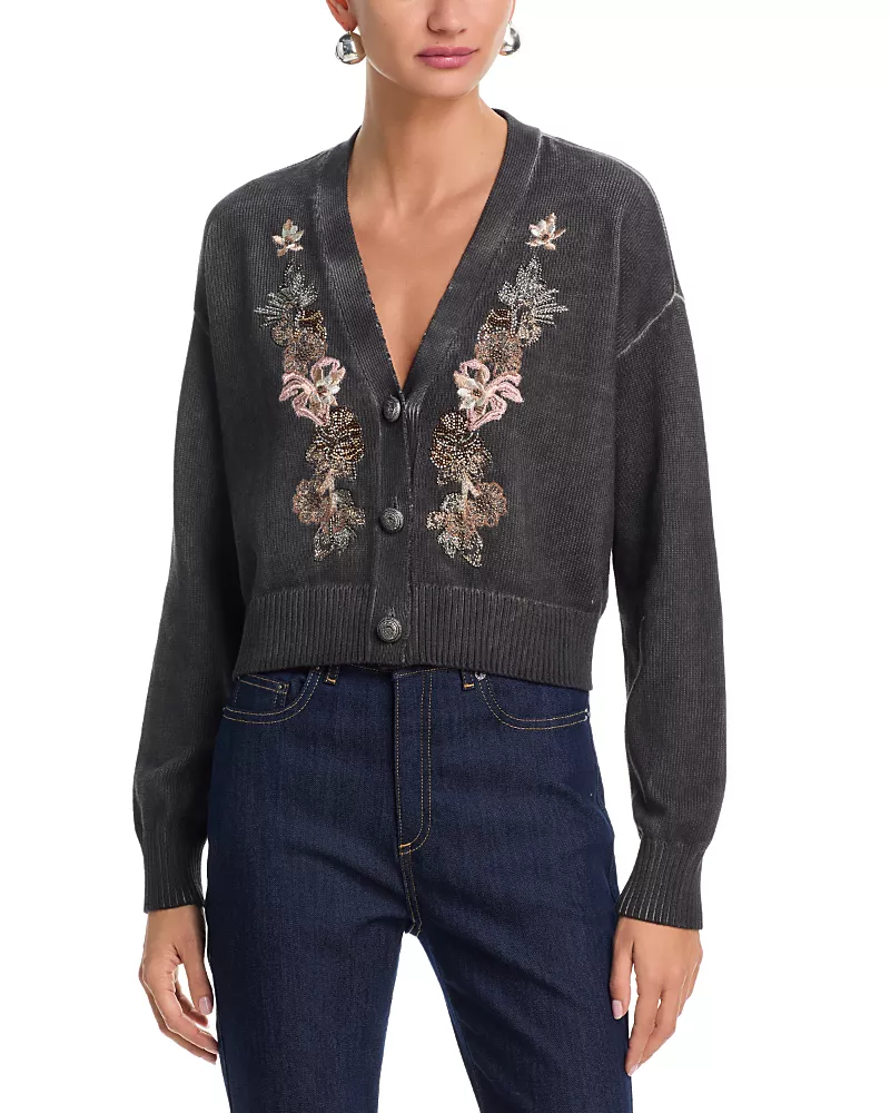Cinq a Sept Lita Embellished Cardigan
