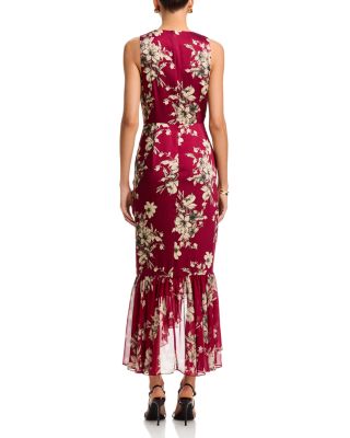 Hand Sketched Floral Cyrus Dress - thumbnail 4