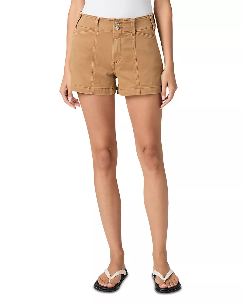 Paige Olivia High Rise Weekender Jean Shorts in Vintage Sunflower