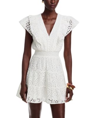 Layered With Love Lil Jane Eyelet Mini Dress