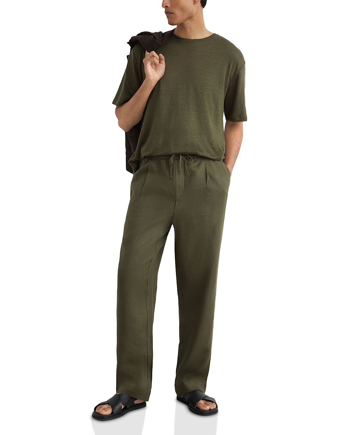 Reiss Barges Regular Fit Drawstring Trousers