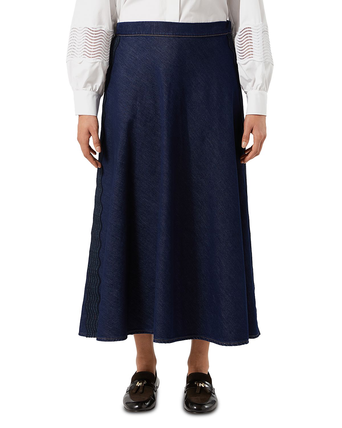 Marina Rinaldi Mrsballo Denim Skirt
