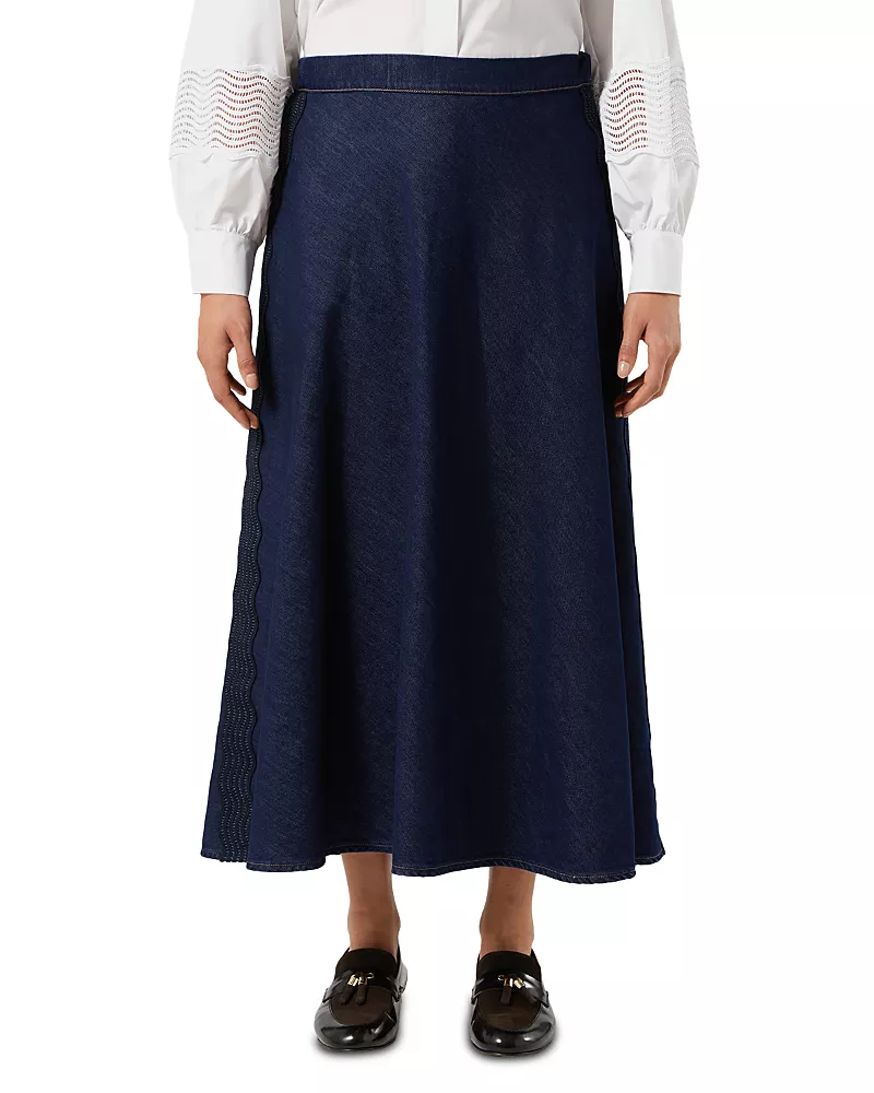 Marina Rinaldi Mrsballo Denim Skirt