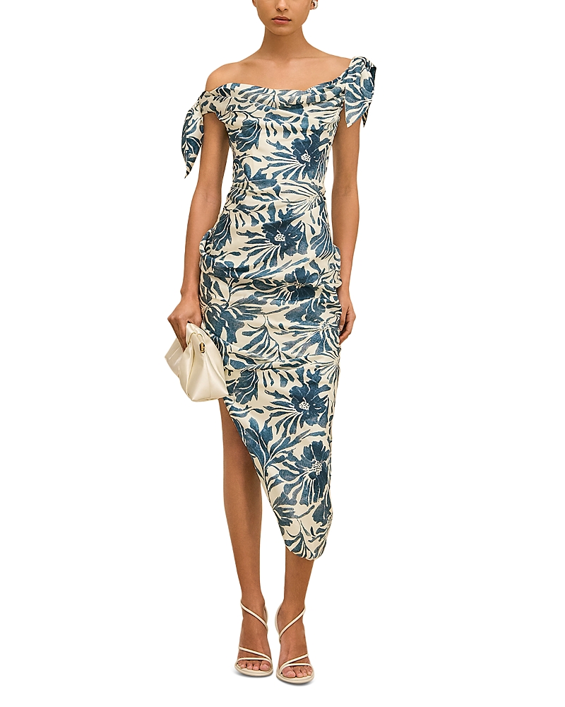 Cult Gaia Ithaca Silk Asymmetric Dress