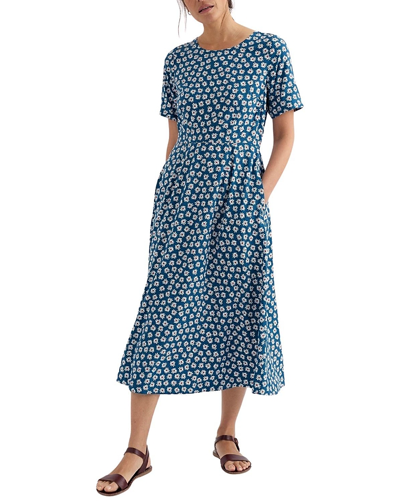 Seasalt Cornwall Tilly Short Sleeve Midi Dress