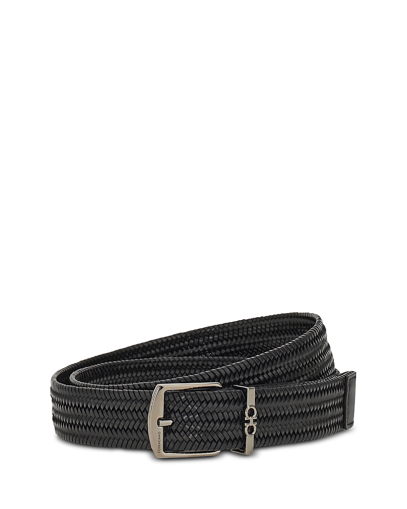 Ferragamo Men's Weave Belt