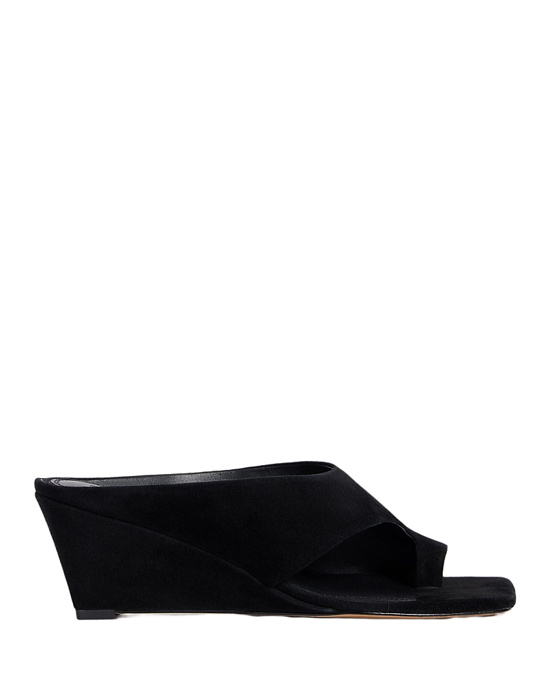 Sandro Women's Leia Suede Wedge Sandals