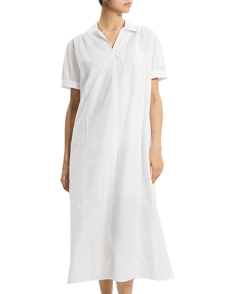 Theory Gathered Easy Pullover Dress