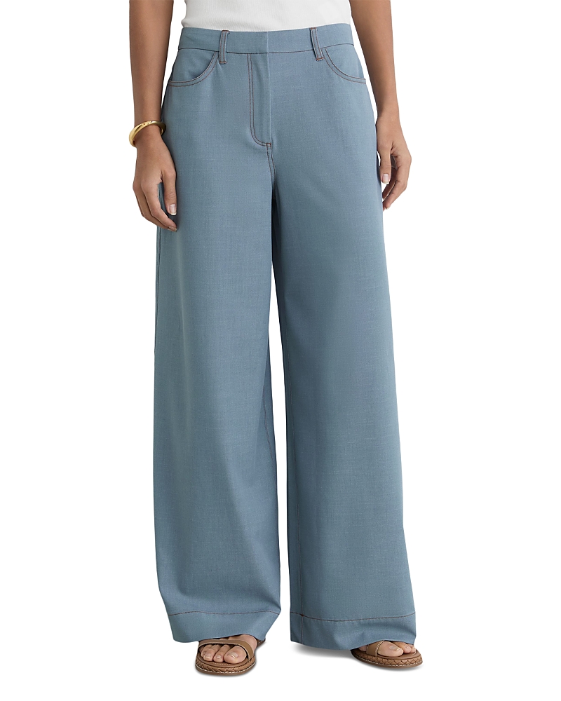 Reiss Petite Charlotte Wide Leg Pants