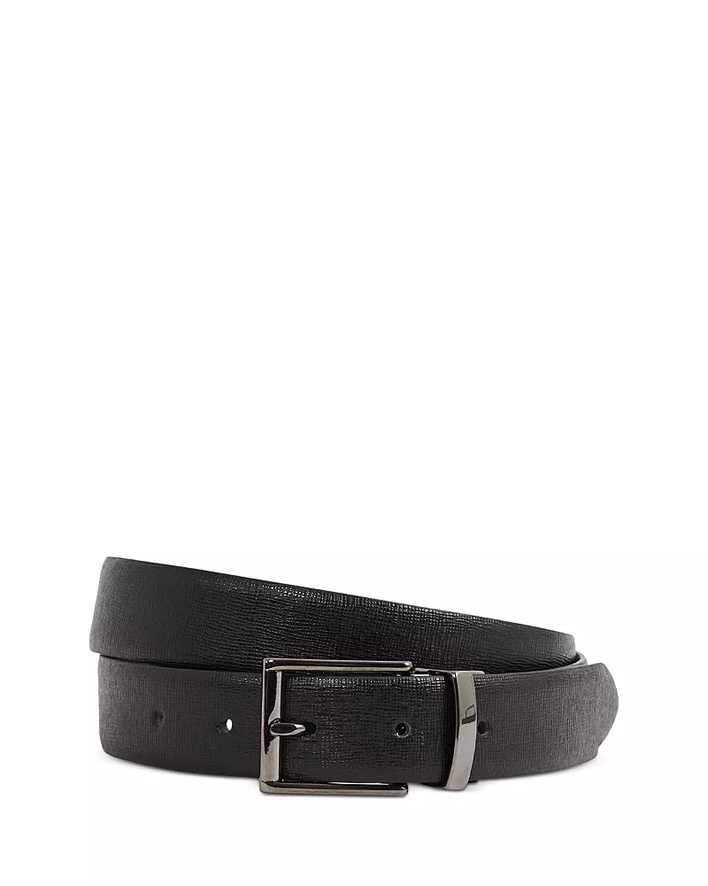 Reiss Men's Rickie Reversible Leather Belt