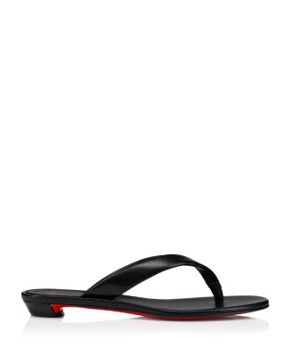Christian Louboutin Women's Miss Z Thong Sandals | Bloomingdale's