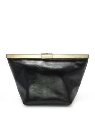Ganache Biker Leather Clutch