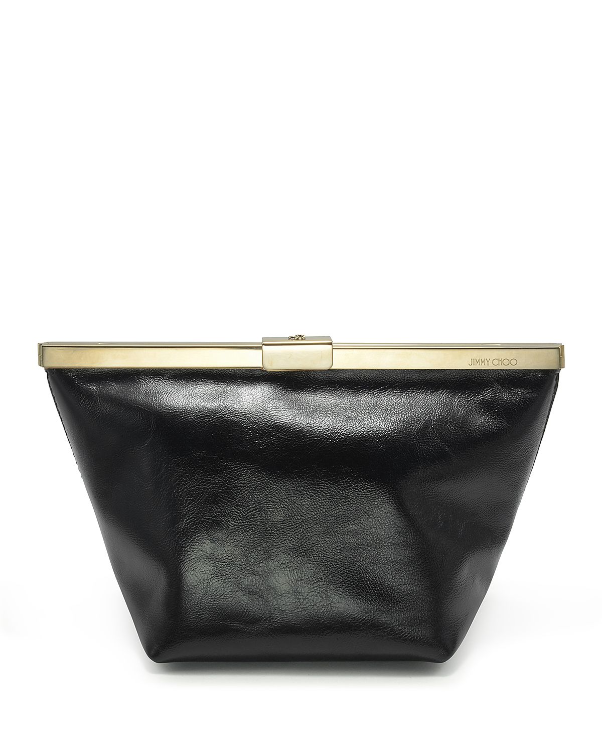 Jimmy Choo Ganache Biker Leather Clutch