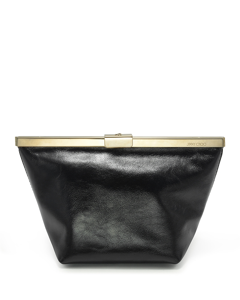 Jimmy Choo Ganache Biker Leather Clutch