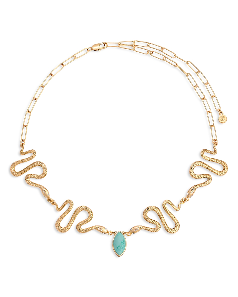 Ettika Serpentina Abalone Snake Choker Necklace, 12.25-16.25 · One Size