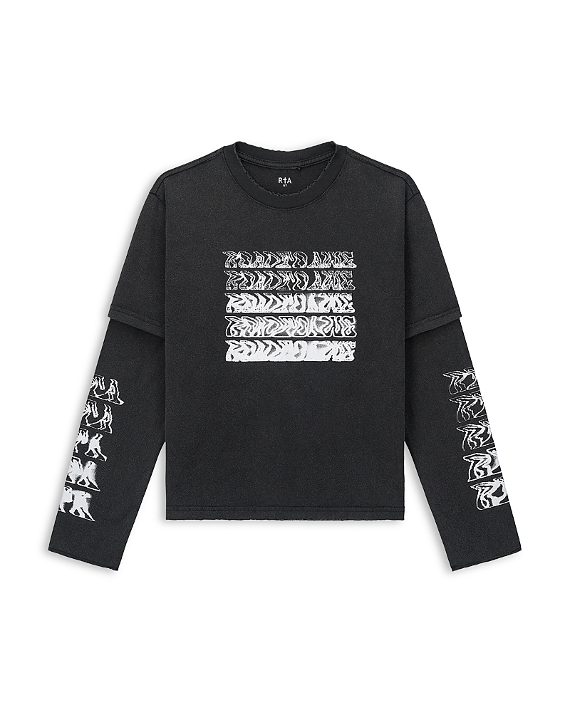 RtA Boys' Sean Layered Look Tee - Big Kid