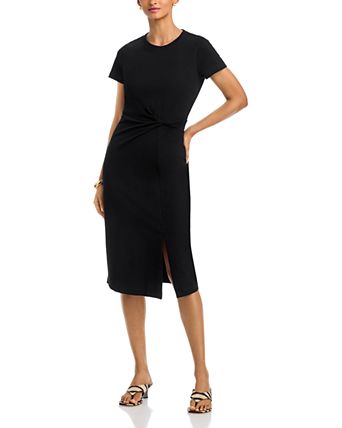 Twist Front Knit Dress