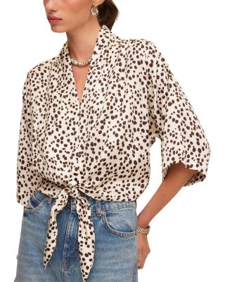 Bernice Tie Front Blouse