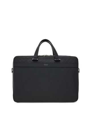 Ferragamo Embossed Monogram Briefcase