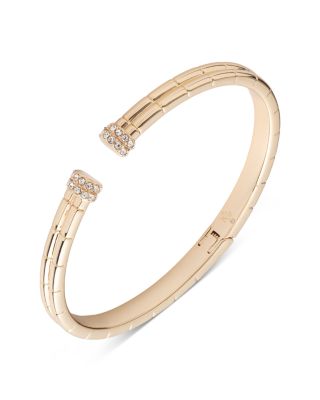 Pav&eacute; Textured Cuff Bracelet