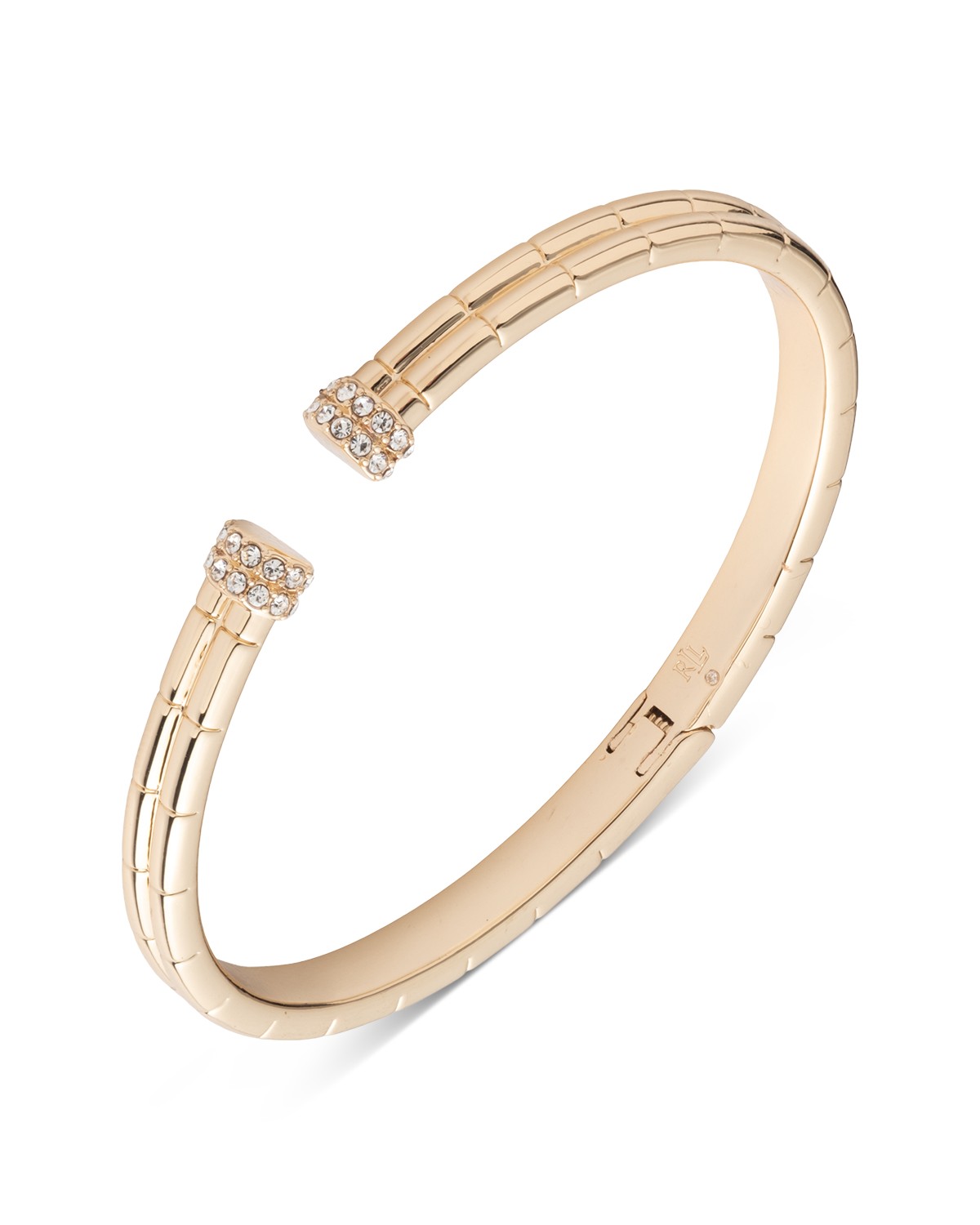 Pavé Textured Cuff Bracelet