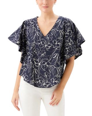 Flutter Sleeve Top