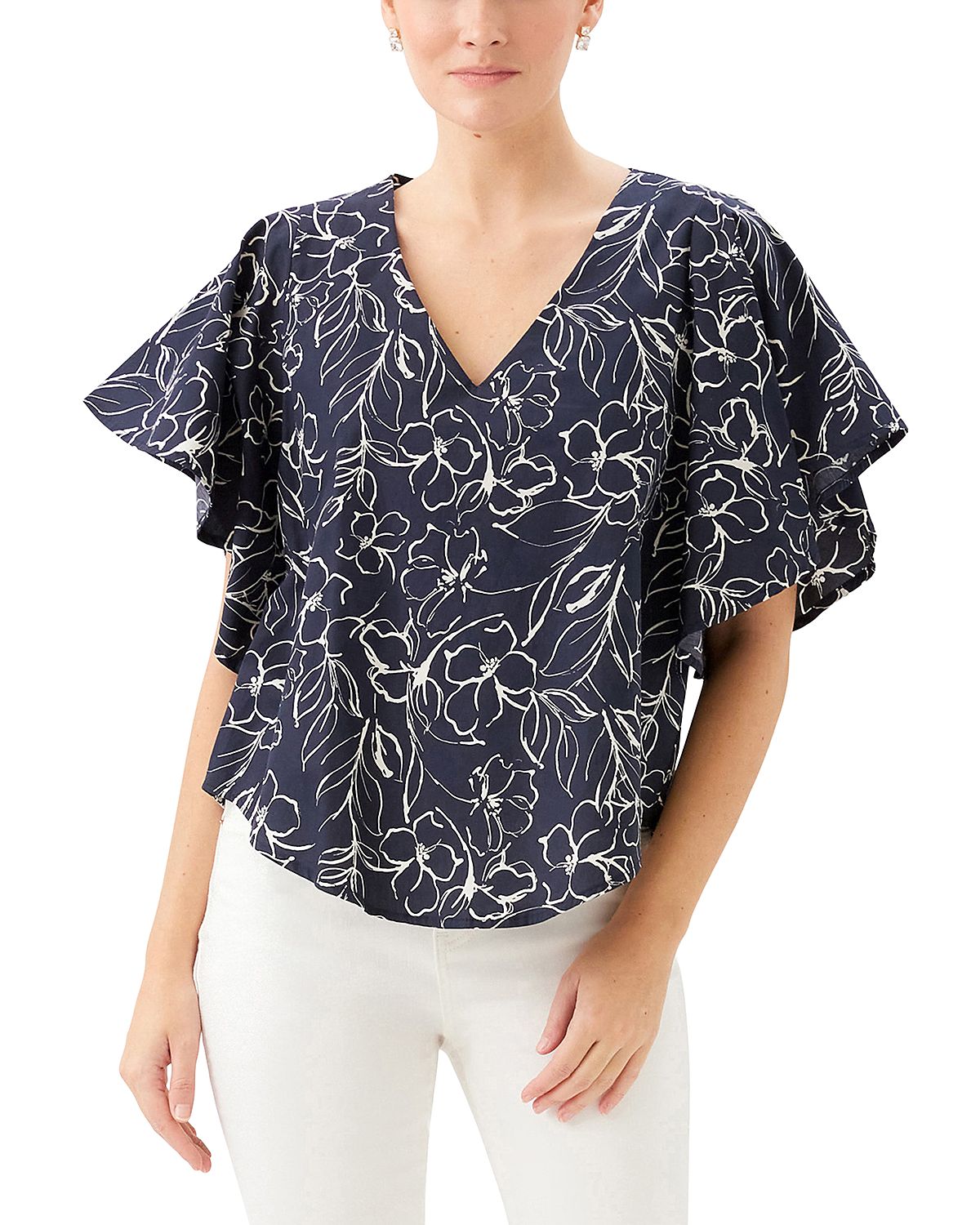 Karen Kane Flutter Sleeve Top