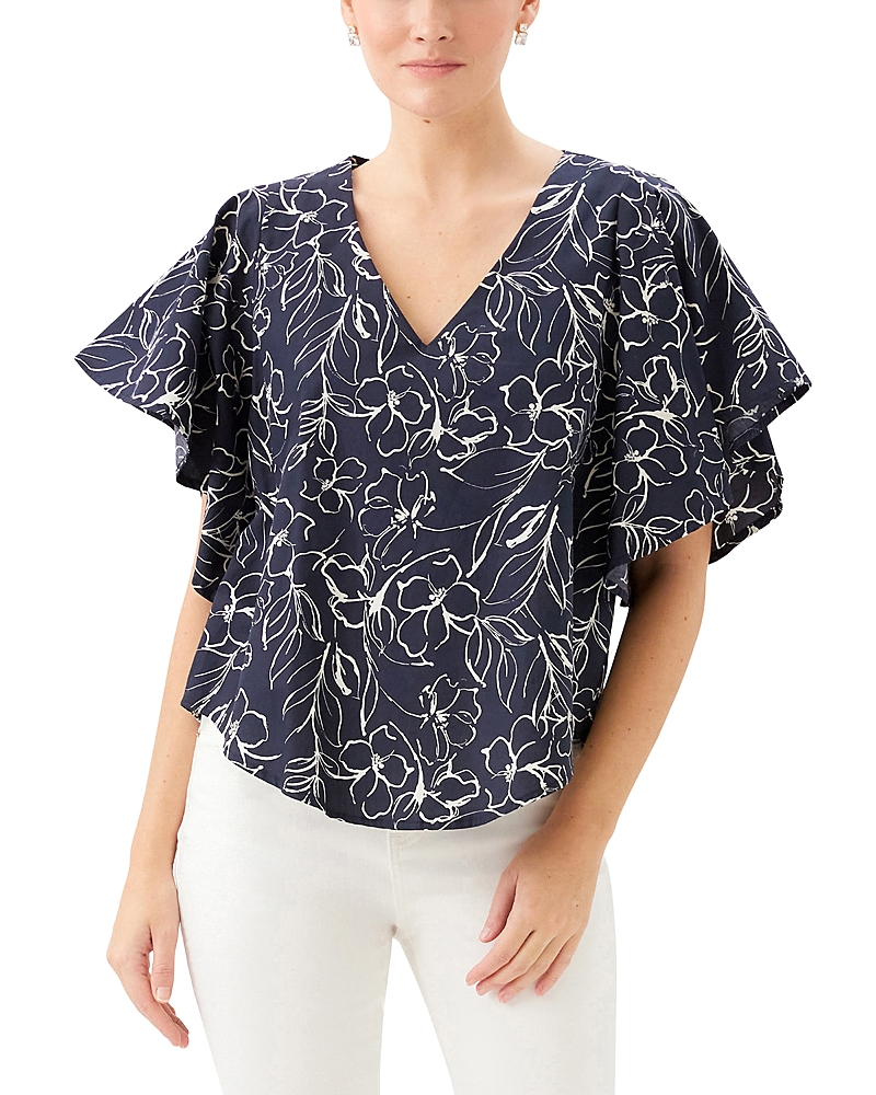 Karen Kane Flutter Sleeve Top