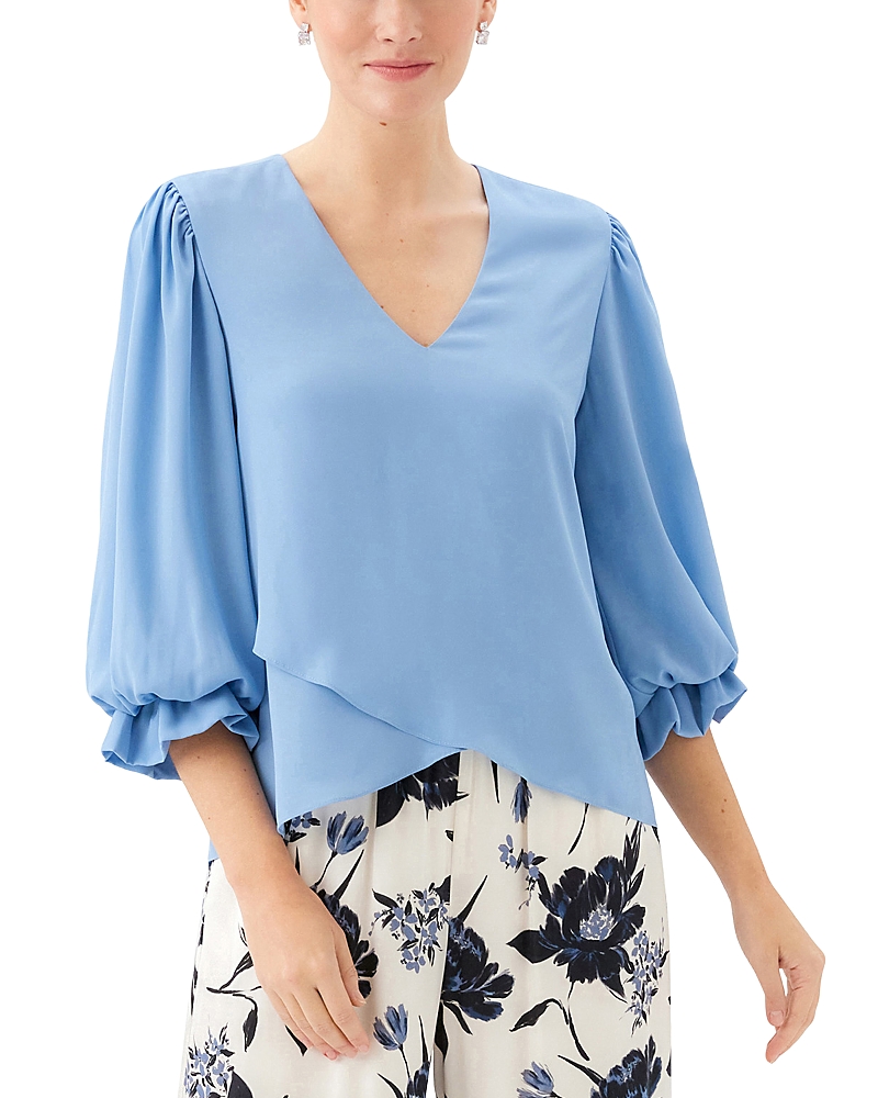 Karen Kane Crossover Hem Top