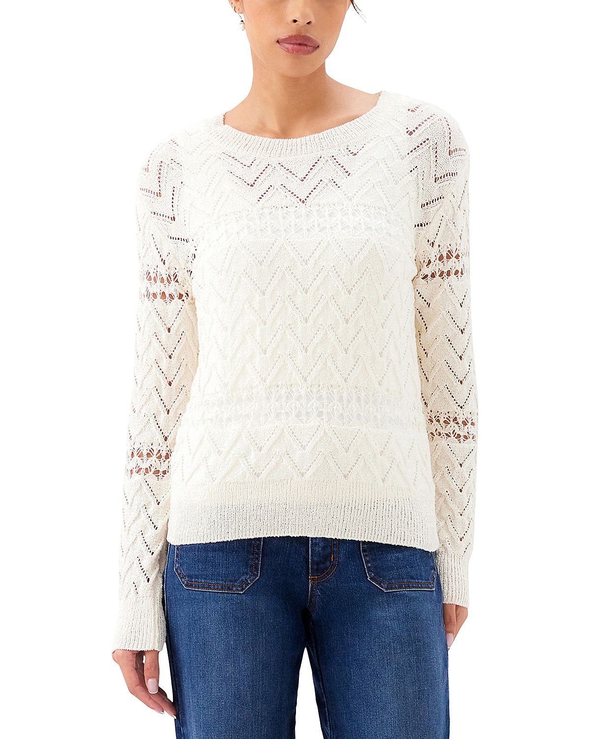 Karen Kane Crocheted Sweater