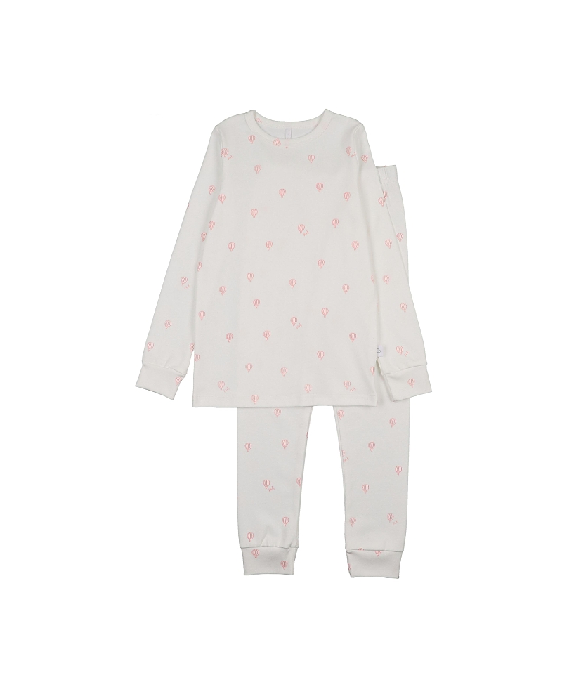 Pouf Girls' Hot Air Balloon Printed Pj - Little Kid, Big Kid In Multi