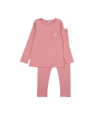  Girls' Stitched Graphic Pajamas Set - Baby