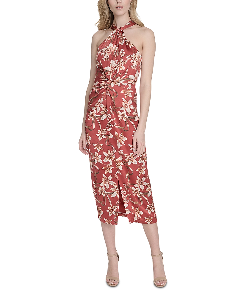 Eliza J Sculpted Fit Midi Dress