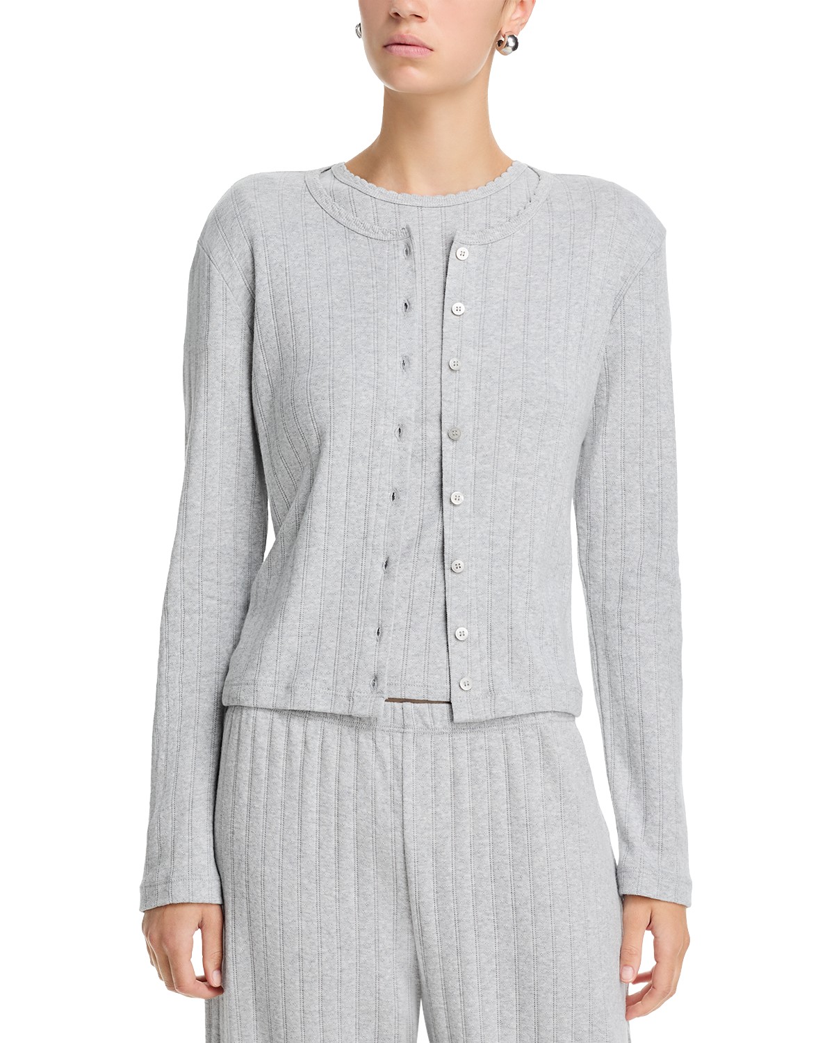 Pointelle Classic Cardigan II