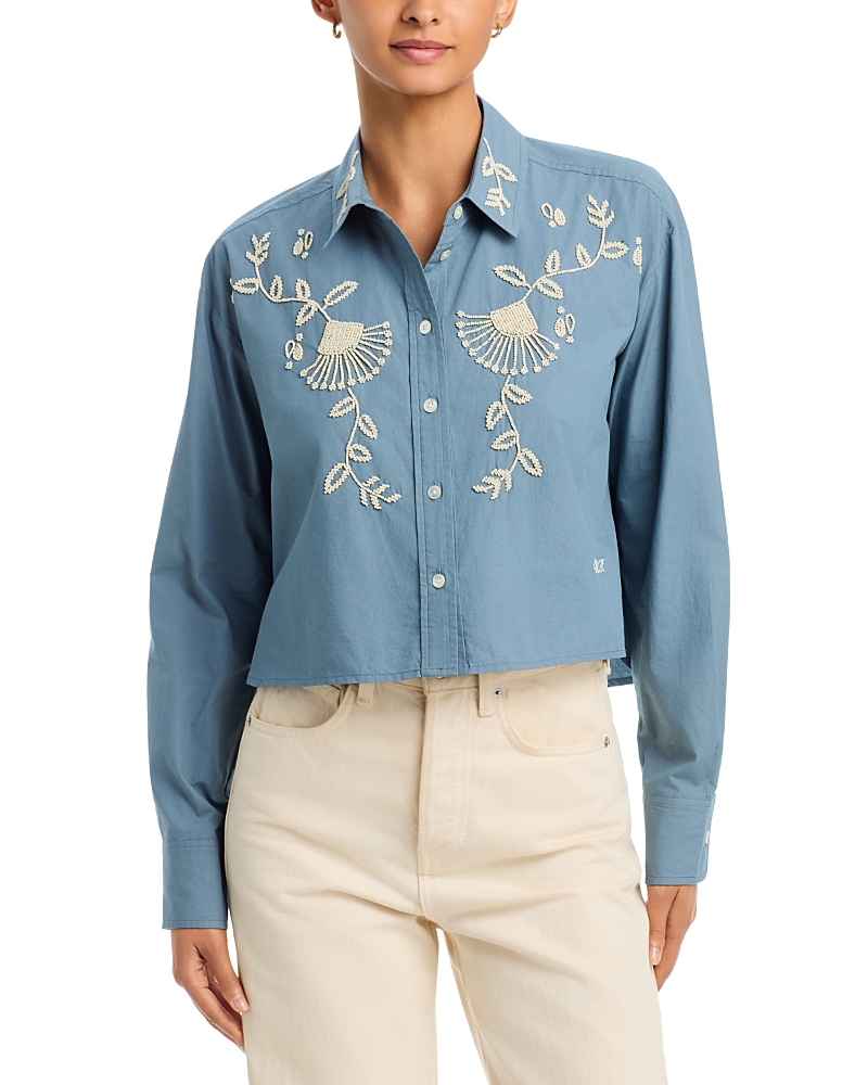 Veronica Beard Aderes Embellished Shirt