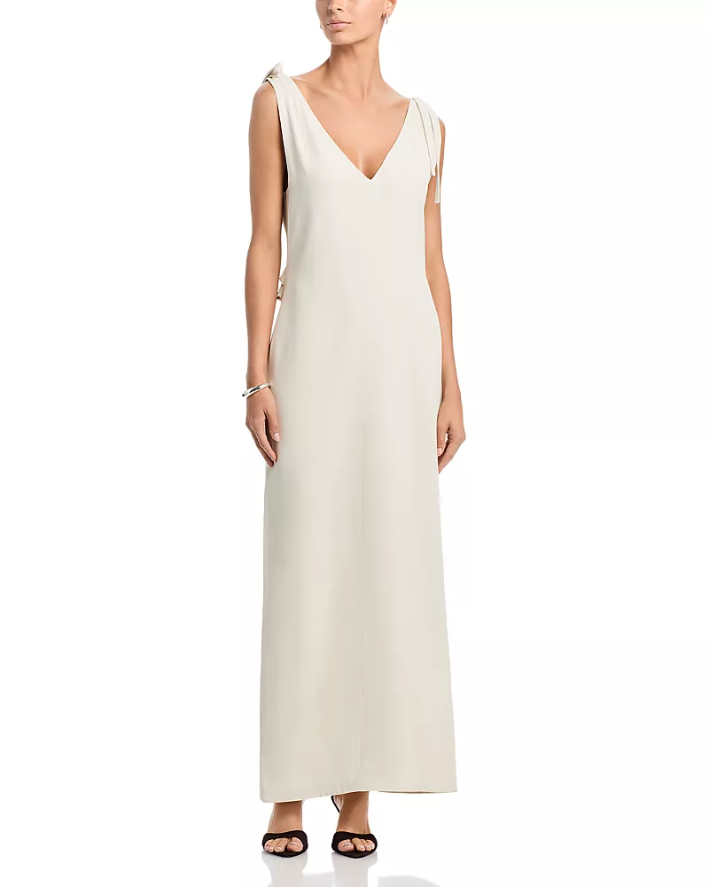 Co Pleated Slip Dress