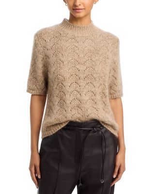 The Lurex Mock Neck Sweater