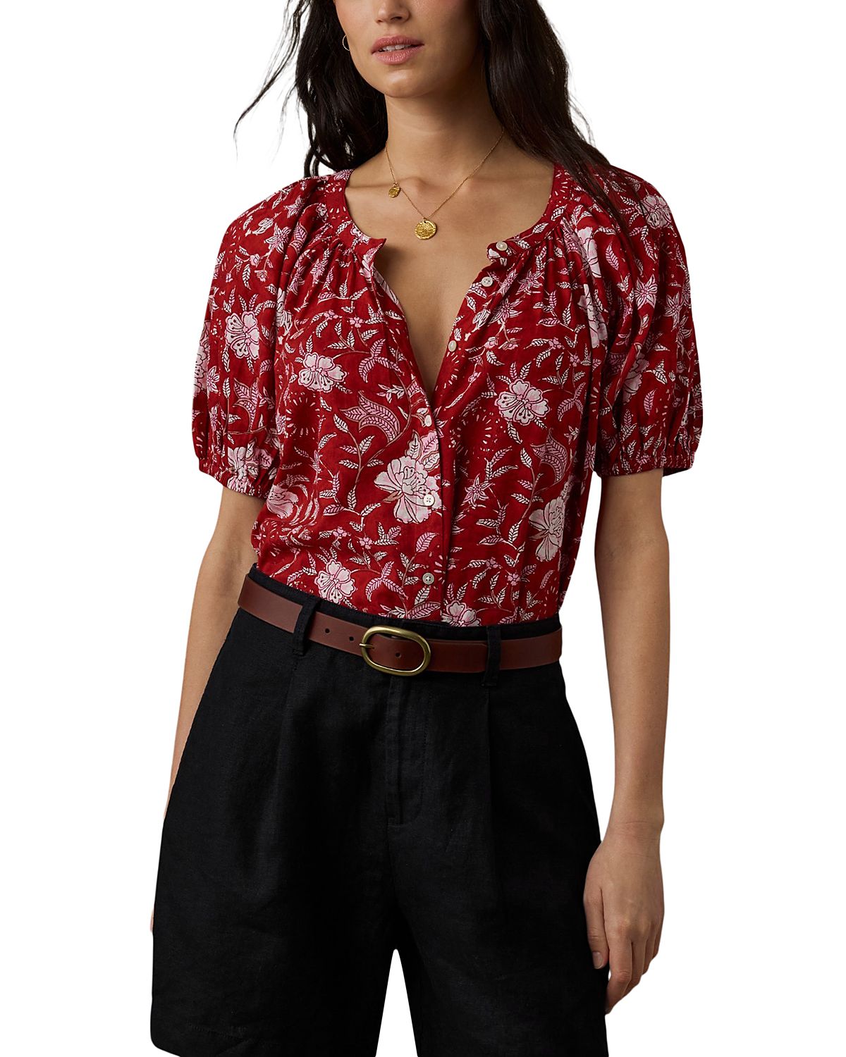 Faherty Voile Lettie Top
