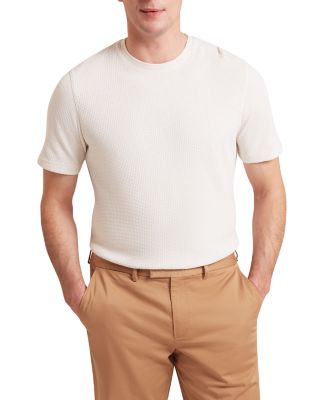 Curly Short Sleeve Regular Textured Tee