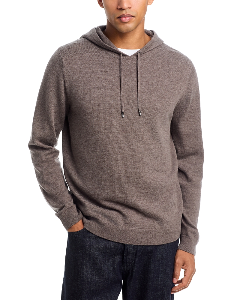 The Men's Store at Bloomingdale's Extra Fine Merino Wool Slim Fit Hooded Sweater - Exclusive