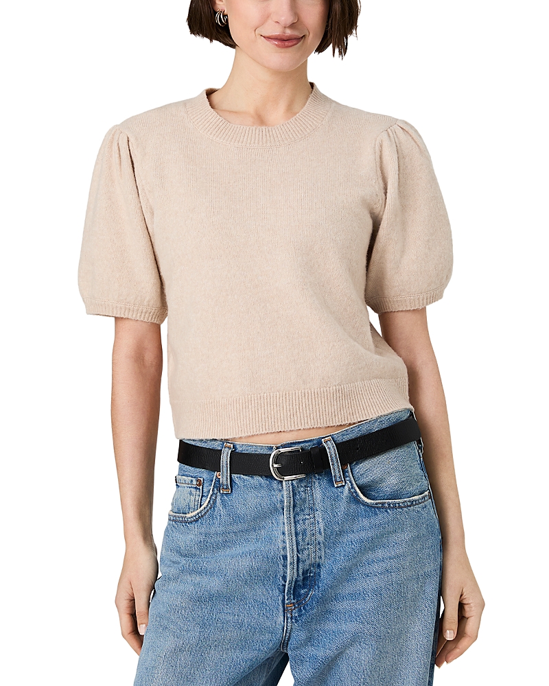 French Connection Yulia Knit Puff Sleeve Top