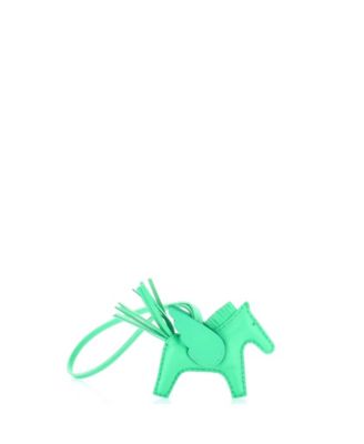 PM Monochrome Pegase Rodeo Bag Charm Leather